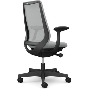 ポータムシリーズ/固定肘/背メッシュ/スタンダードタイプ/ブラックボディ/ハンガー無/ランバー無/ナイロンキャスター オカムラ(岡村製作所)