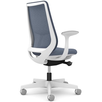 ポータムシリーズ/固定肘/背メッシュ/スタンダードタイプ/ホワイトボディ/ハンガー無/ランバー無/ナイロンキャスター オカムラ(岡村製作所)