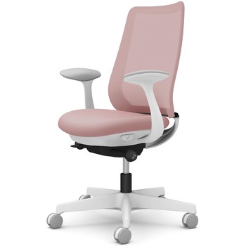 ポータムシリーズ/固定肘/背メッシュ/スタンダードタイプ/ホワイトボディ/ハンガー無/ランバー無/ナイロンキャスター オカムラ(岡村製作所)