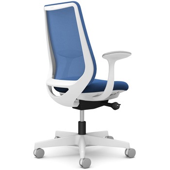 ポータムシリーズ/固定肘/背メッシュ/スタンダードタイプ/ホワイトボディ/ハンガー無/ランバー無/ナイロンキャスター オカムラ(岡村製作所)