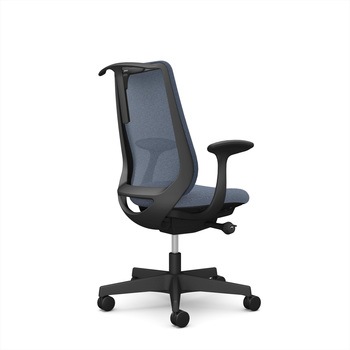 ポータムシリーズ/固定肘/背メッシュ/スタンダードタイプ/ブラックボディ/ハンガー有/ランバー無/ナイロンキャスター オカムラ(岡村製作所)