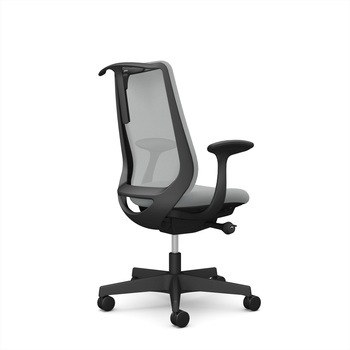 ポータムシリーズ/固定肘/背メッシュ/スタンダードタイプ/ブラックボディ/ハンガー有/ランバー無/ナイロンキャスター オカムラ(岡村製作所)