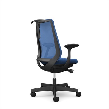 ポータムシリーズ/固定肘/背メッシュ/スタンダードタイプ/ブラックボディ/ハンガー有/ランバー無/ナイロンキャスター オカムラ(岡村製作所)