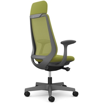 ポータムシリーズ/固定肘/背メッシュ/EXスタンダードタイプ/ダークグレーボディ/ハンガー無/ランバー無/ナイロンキャスター オカムラ(岡村製作所)