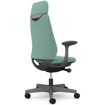 ポータムシリーズ/固定肘/背クッション/EXスタンダードタイプ/ダークグレー/ハンガー無/ランバー無/ウレタンキャスター オカムラ(岡村製作所)