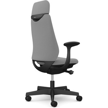 ポータムシリーズ/固定肘/背クッション/EXスタンダードタイプ/ブラックボディ/ハンガー無/ランバー無/ウレタンキャスター オカムラ(岡村製作所)