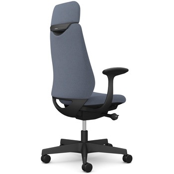 ポータムシリーズ/固定肘/背クッション/EXスタンダードタイプ/ブラックボディ/ハンガー無/ランバー無/ウレタンキャスター オカムラ(岡村製作所)