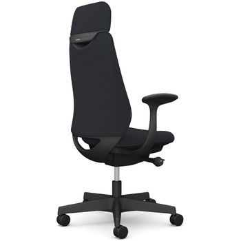 ポータムシリーズ/固定肘/背クッション/EXスタンダードタイプ/ブラックボディ/ハンガー無/ランバー無/ウレタンキャスター オカムラ(岡村製作所)