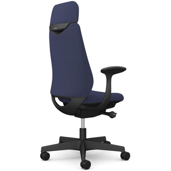 ポータムシリーズ/固定肘/背クッション/EXスタンダードタイプ/ブラックボディ/ハンガー無/ランバー無/ウレタンキャスター オカムラ(岡村製作所)