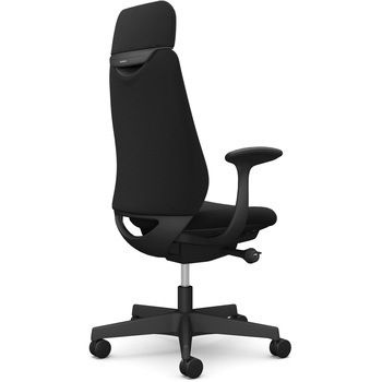 ポータムシリーズ/固定肘/背クッション/EXスタンダードタイプ/ブラックボディ/ハンガー無/ランバー無/ウレタンキャスター オカムラ(岡村製作所)