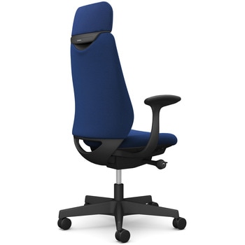 ポータムシリーズ/固定肘/背クッション/EXスタンダードタイプ/ブラックボディ/ハンガー無/ランバー無/ウレタンキャスター オカムラ(岡村製作所)