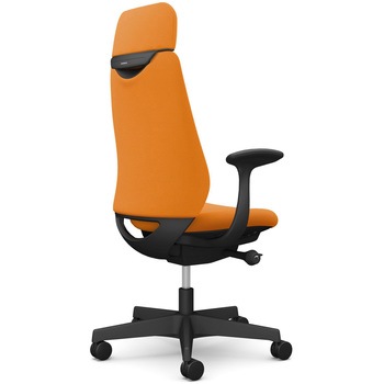 ポータムシリーズ/固定肘/背クッション/EXスタンダードタイプ/ブラックボディ/ハンガー無/ランバー無/ウレタンキャスター オカムラ(岡村製作所)