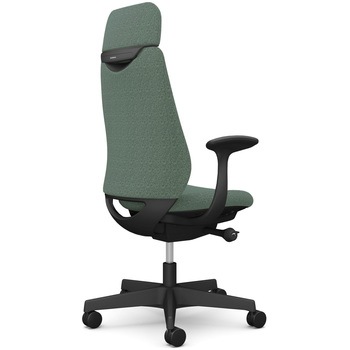 ポータムシリーズ/固定肘/背クッション/EXスタンダードタイプ/ブラックボディ/ハンガー無/ランバー無/ウレタンキャスター オカムラ(岡村製作所)