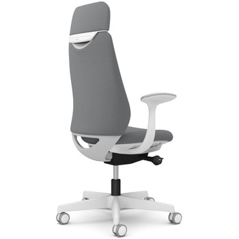 ポータムシリーズ/固定肘/背クッション/EXスタンダードタイプ/ホワイトボディ/ハンガー無/ランバー無/ウレタンキャスター オカムラ(岡村製作所)