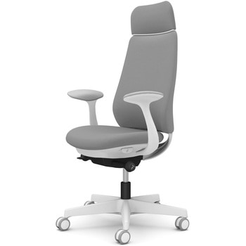 ポータムシリーズ/固定肘/背クッション/EXスタンダードタイプ/ホワイトボディ/ハンガー無/ランバー無/ウレタンキャスター オカムラ(岡村製作所)