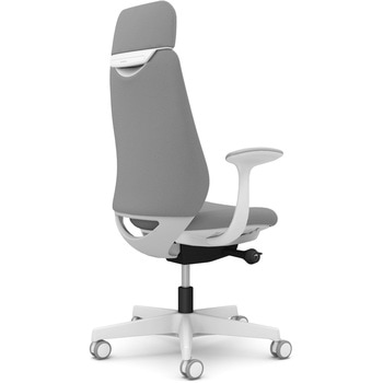 ポータムシリーズ/固定肘/背クッション/EXスタンダードタイプ/ホワイトボディ/ハンガー無/ランバー無/ウレタンキャスター オカムラ(岡村製作所)