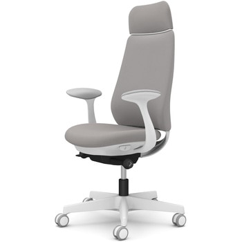 ポータムシリーズ/固定肘/背クッション/EXスタンダードタイプ/ホワイトボディ/ハンガー無/ランバー無/ウレタンキャスター オカムラ(岡村製作所)