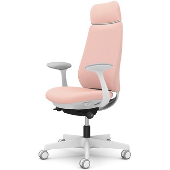 ポータムシリーズ/固定肘/背クッション/EXスタンダードタイプ/ホワイトボディ/ハンガー無/ランバー無/ウレタンキャスター オカムラ(岡村製作所)