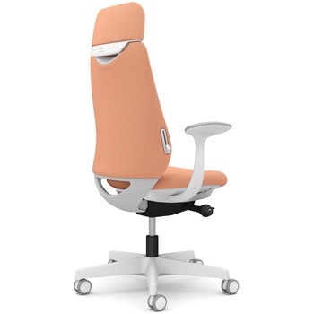 ポータムシリーズ/固定肘/背クッション/EXスタンダードタイプ/ホワイトボディ/ハンガー無/ランバー有/ウレタンキャスター オカムラ(岡村製作所)