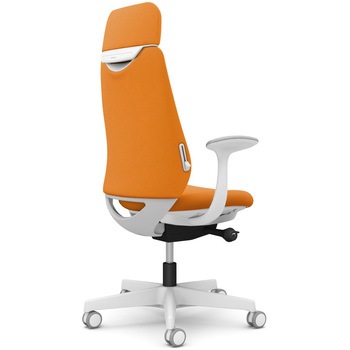 ポータムシリーズ/固定肘/背クッション/EXスタンダードタイプ/ホワイトボディ/ハンガー無/ランバー有/ウレタンキャスター オカムラ(岡村製作所)