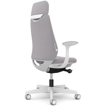 ポータムシリーズ/固定肘/背クッション/EXスタンダードタイプ/ホワイトボディ/ハンガー無/ランバー有/ウレタンキャスター オカムラ(岡村製作所)