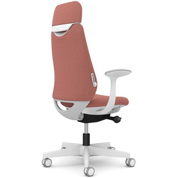 ポータムシリーズ/固定肘/背クッション/EXスタンダードタイプ/ホワイトボディ/ハンガー無/ランバー有/ウレタンキャスター オカムラ(岡村製作所)