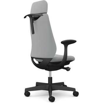 ポータムシリーズ/固定肘/背クッション/EXスタンダードタイプ/ブラックボディ/ハンガー有/ランバー無/ナイロンキャスター オカムラ(岡村製作所)