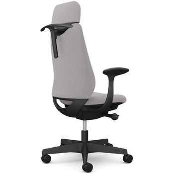 ポータムシリーズ/固定肘/背クッション/EXスタンダードタイプ/ブラックボディ/ハンガー有/ランバー無/ナイロンキャスター オカムラ(岡村製作所)