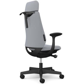 ポータムシリーズ/固定肘/背クッション/EXスタンダードタイプ/ブラックボディ/ハンガー有/ランバー有/ナイロンキャスター オカムラ(岡村製作所)