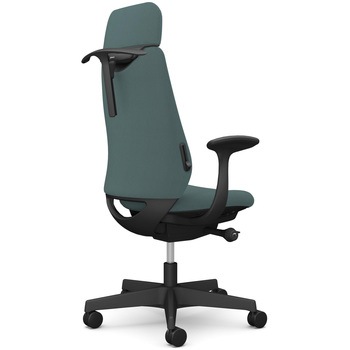 ポータムシリーズ/固定肘/背クッション/EXスタンダードタイプ/ブラックボディ/ハンガー有/ランバー有/ナイロンキャスター オカムラ(岡村製作所)