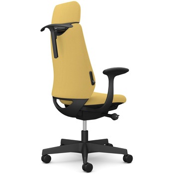 ポータムシリーズ/固定肘/背クッション/EXスタンダードタイプ/ブラックボディ/ハンガー有/ランバー有/ナイロンキャスター オカムラ(岡村製作所)