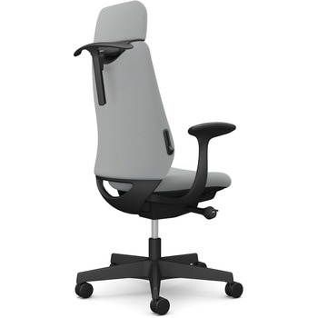 ポータムシリーズ/固定肘/背クッション/EXスタンダードタイプ/ブラックボディ/ハンガー有/ランバー有/ナイロンキャスター オカムラ(岡村製作所)