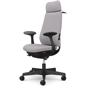 ポータムシリーズ/固定肘/背クッション/EXスタンダードタイプ/ブラックボディ/ハンガー有/ランバー有/ナイロンキャスター オカムラ(岡村製作所)