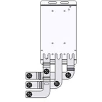 IPDS i unit-s(協約形プラグイン内装ユニット(アイセーバタイプ))入線用オプションパーツ・主幹ブレーカ取付セット(右側配置タイプ) 日東工業