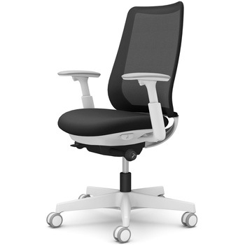 ポータムシリーズ/可動肘/背メッシュ/スタンダードタイプ/ホワイトボディ/ハンガー無/ランバー無/ウレタンキャスター オカムラ(岡村製作所)