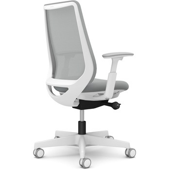 ポータムシリーズ/可動肘/背メッシュ/スタンダードタイプ/ホワイトボディ/ハンガー無/ランバー無/ウレタンキャスター オカムラ(岡村製作所)