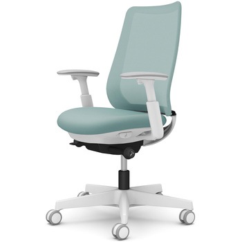 ポータムシリーズ/可動肘/背メッシュ/スタンダードタイプ/ホワイトボディ/ハンガー無/ランバー無/ウレタンキャスター オカムラ(岡村製作所)