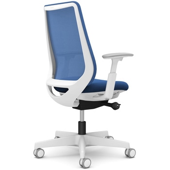 ポータムシリーズ/可動肘/背メッシュ/スタンダードタイプ/ホワイトボディ/ハンガー無/ランバー無/ウレタンキャスター オカムラ(岡村製作所)