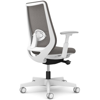 ポータムシリーズ/可動肘/背メッシュ/スタンダードタイプ/ホワイトボディ/ハンガー無/ランバー有/ウレタンキャスター オカムラ(岡村製作所)