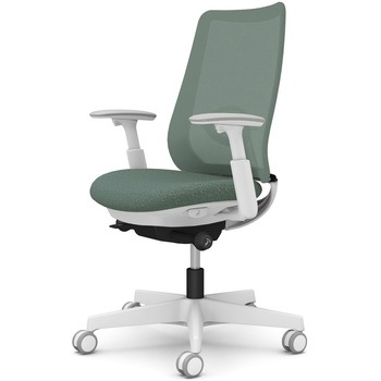 ポータムシリーズ/可動肘/背メッシュ/スタンダードタイプ/ホワイトボディ/ハンガー無/ランバー有/ウレタンキャスター オカムラ(岡村製作所)