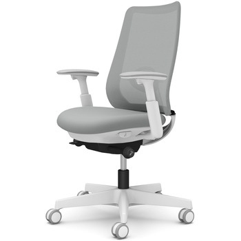 ポータムシリーズ/可動肘/背メッシュ/スタンダードタイプ/ホワイトボディ/ハンガー無/ランバー有/ウレタンキャスター オカムラ(岡村製作所)