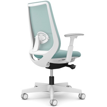 ポータムシリーズ/可動肘/背メッシュ/スタンダードタイプ/ホワイトボディ/ハンガー無/ランバー有/ウレタンキャスター オカムラ(岡村製作所)