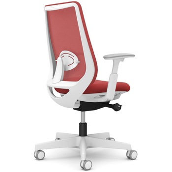 ポータムシリーズ/可動肘/背メッシュ/スタンダードタイプ/ホワイトボディ/ハンガー無/ランバー有/ウレタンキャスター オカムラ(岡村製作所)