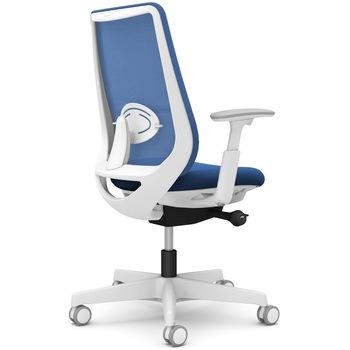 ポータムシリーズ/可動肘/背メッシュ/スタンダードタイプ/ホワイトボディ/ハンガー無/ランバー有/ウレタンキャスター オカムラ(岡村製作所)