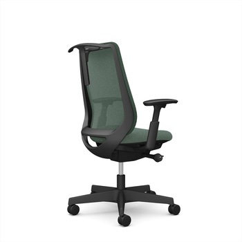 ポータムシリーズ/可動肘/背メッシュ/スタンダードタイプ/ブラックボディ/ハンガー有/ランバー無/ウレタンキャスター オカムラ(岡村製作所)