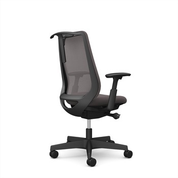 ポータムシリーズ/可動肘/背メッシュ/スタンダードタイプ/ブラックボディ/ハンガー有/ランバー無/ウレタンキャスター オカムラ(岡村製作所)