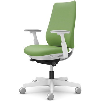 ポータムシリーズ/可動肘/背クッション/スタンダードタイプ/ホワイトボディ/ハンガー無/ランバー無/ナイロンキャスター オカムラ(岡村製作所)