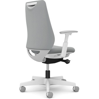 ポータムシリーズ/可動肘/背クッション/スタンダードタイプ/ホワイトボディ/ハンガー無/ランバー無/ナイロンキャスター オカムラ(岡村製作所)