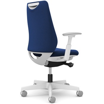 ポータムシリーズ/可動肘/背クッション/スタンダードタイプ/ホワイトボディ/ハンガー無/ランバー無/ナイロンキャスター オカムラ(岡村製作所)