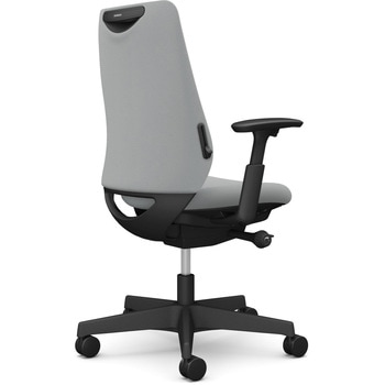 ポータムシリーズ/可動肘/背クッション/スタンダードタイプ/ブラックボディ/ハンガー無/ランバー有/ウレタンキャスター オカムラ(岡村製作所)